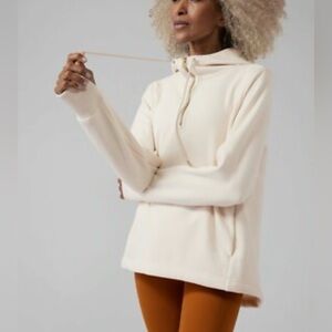 Athleta Cozy Karma 1/4 Zip Hoodie